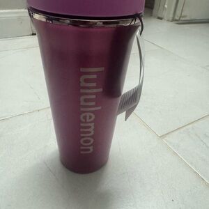 lululemon plum insulated travel mug